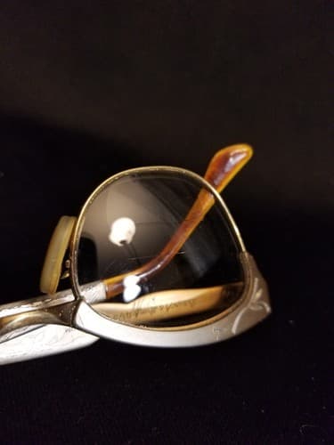Vtg Bausch Lomb 48 Alum Eyeglasses 4 1/4 - 5 1/2 Silver /Gold Frames 1-10 12k GF - Thumbnail 19