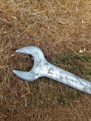 Vintage RK Combination Open End Wrench 14mm x 17mm HONDA MOTORS Japan Motorcycle - Thumbnail 2