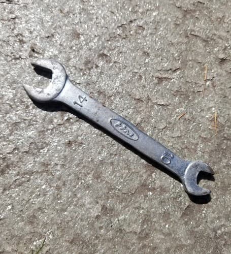 Vintage HONDA MOTORS HM RK Combination Open End Wrench 10 x 14mm Motorcycle - Image 1