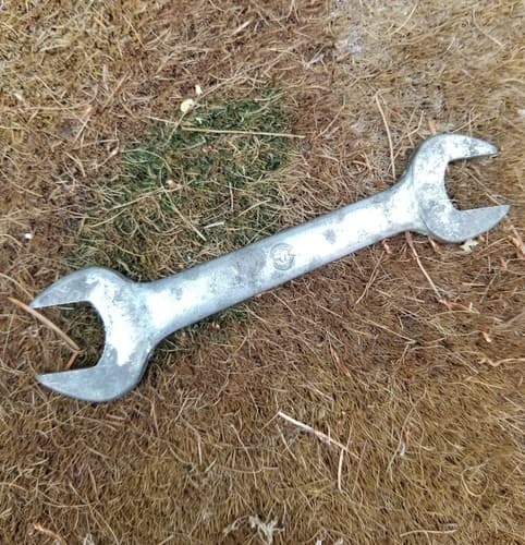 Vintage RK Combination Open End Wrench 14mm x 17mm HONDA MOTORS Japan Motorcycle - Thumbnail 4