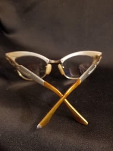 Vtg Bausch Lomb 48 Alum Eyeglasses 4 1/4 - 5 1/2 Silver /Gold Frames 1-10 12k GF - Thumbnail 17