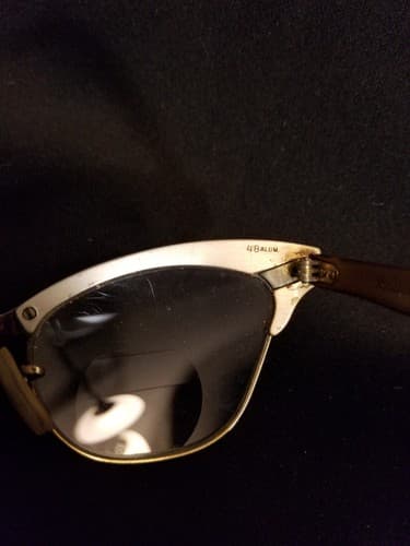 Vtg Bausch Lomb 48 Alum Eyeglasses 4 1/4 - 5 1/2 Silver /Gold Frames 1-10 12k GF - Thumbnail 6