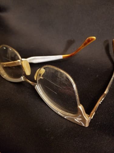 Vtg Bausch Lomb 48 Alum Eyeglasses 4 1/4 - 5 1/2 Silver /Gold Frames 1-10 12k GF - Thumbnail 15