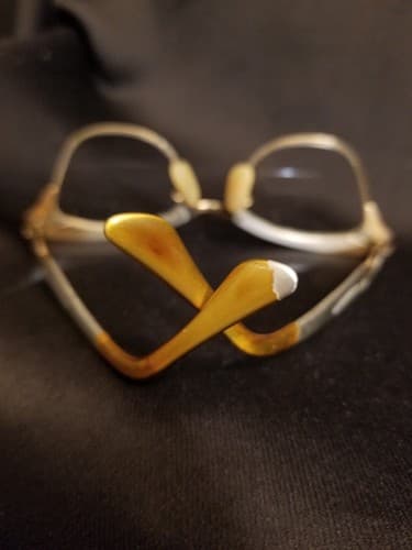 Vtg Bausch Lomb 48 Alum Eyeglasses 4 1/4 - 5 1/2 Silver /Gold Frames 1-10 12k GF - Thumbnail 16