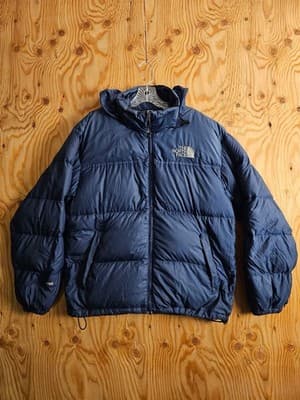 RARE Vintage 1996 The North Face Mens L Navy Blue 700 Nuptse Down Puffer Jacket - Image 1