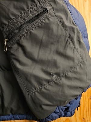 RARE Vintage 1996 The North Face Mens L Navy Blue 700 Nuptse Down Puffer Jacket - Thumbnail 19