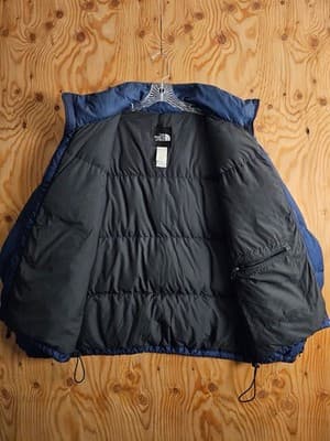 RARE Vintage 1996 The North Face Mens L Navy Blue 700 Nuptse Down Puffer Jacket - Thumbnail 18