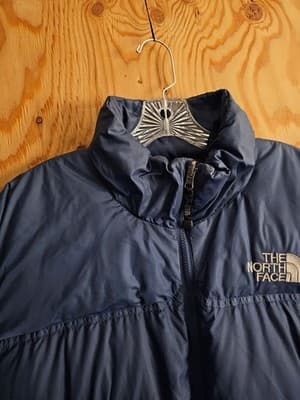 RARE Vintage 1996 The North Face Mens L Navy Blue 700 Nuptse Down Puffer Jacket - Thumbnail 17