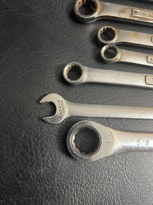 VTG Craftsman 9 PC SAE 12pt Combination Wrench Mixed Set -VA-VV-V 42417 - Thumbnail 10
