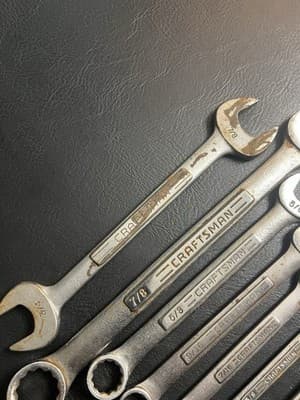 VTG Craftsman 9 PC SAE 12pt Combination Wrench Mixed Set -VA-VV-V 42417 - Thumbnail 7