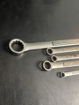 Lot Of 5 Vintage VV Craftsman Metric Combination Wrenches VA 16 13 11 9 - Thumbnail 2