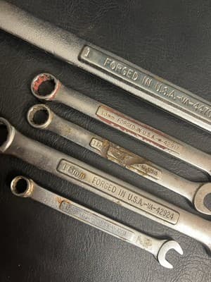 Lot Of 5 Vintage VV Craftsman Metric Combination Wrenches VA 16 13 11 9 - Thumbnail 9