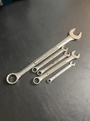 Lot Of 5 Vintage VV Craftsman Metric Combination Wrenches VA 16 13 11 9 - Image 1