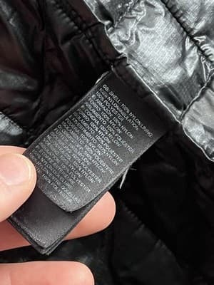 The North Face Thermoball Puffer Jacket Womens XS Quilted Full Zip Black Hooded - Thumbnail 10