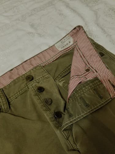 Men's RARE Green Diesel Viker A Trousers Regular Straight Pants W28 L30 - Thumbnail 5