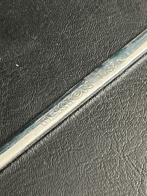 11/32" COMBINATION WRENCH CHROME FINISH 12 POINT TEKTON 18254 - Thumbnail 3
