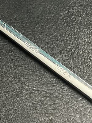 11/32" COMBINATION WRENCH CHROME FINISH 12 POINT TEKTON 18254 - Thumbnail 7