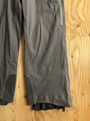 VTG Arcteryx Descent Hard Shell Goretex Ski Pants Mens XL Slate Snow Adjustable - Thumbnail 3