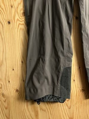 VTG Arcteryx Descent Hard Shell Goretex Ski Pants Mens XL Slate Snow Adjustable - Thumbnail 4
