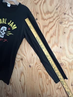 Pearl Jam 2018 Electric Skull Tour World Tour Long Sleeve T Shirt Mens M Rare - Thumbnail 8