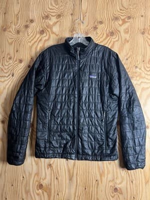 Patagonia Nano Puff Jacket Mens Small Black Quilted Insulated Outdoor 84212 - Image 1