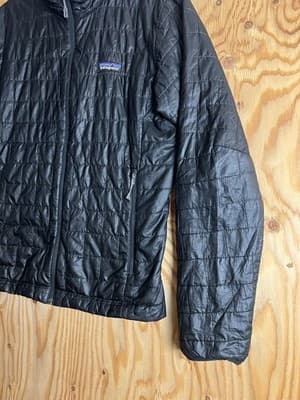 Patagonia Nano Puff Jacket Mens Small Black Quilted Insulated Outdoor 84212 - Thumbnail 2