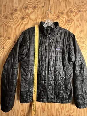 Patagonia Nano Puff Jacket Mens Small Black Quilted Insulated Outdoor 84212 - Thumbnail 5