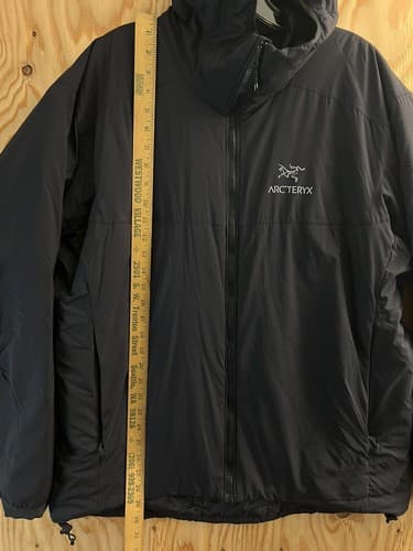 Arc'teryx Mens XL - Atom AR Hoody Jacket - Black Full Zip 14648 - Thumbnail 12