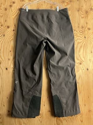 VTG Arcteryx Descent Hard Shell Goretex Ski Pants Mens XL Slate Snow Adjustable - Thumbnail 9