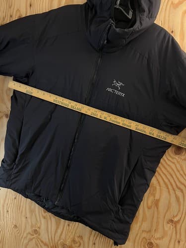 Arc'teryx Mens XL - Atom AR Hoody Jacket - Black Full Zip 14648 - Thumbnail 13