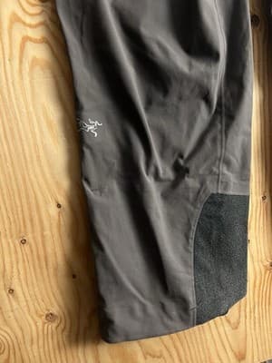 VTG Arcteryx Descent Hard Shell Goretex Ski Pants Mens XL Slate Snow Adjustable - Thumbnail 11