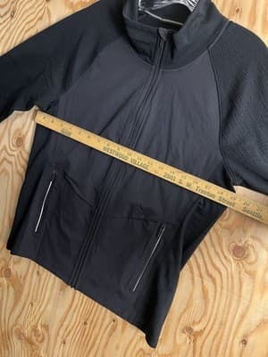 Smartwool Active Womens XL Merino Wool Blend Full Zip Intraknit Jacket Black - Thumbnail 9
