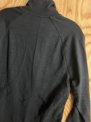 Smartwool Active Womens XL Merino Wool Blend Full Zip Intraknit Jacket Black - Thumbnail 14