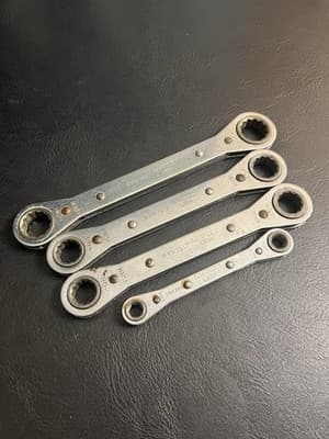 Lot Of 4 Matco Ratcheting Box End Wrenches Metric WRD Straight USA 9mm-21mm Set - Image 1
