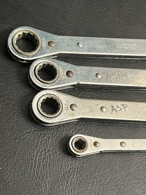 Lot Of 4 Matco Ratcheting Box End Wrenches Metric WRD Straight USA 9mm-21mm Set - Thumbnail 7