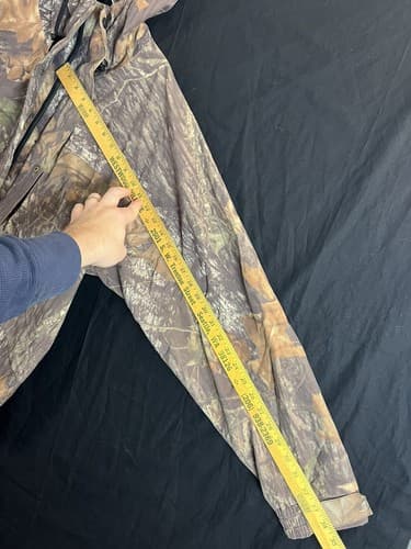 Cabela's Men's 2XL GoreTex Full Zip Mossy Oak Camo Hunting Rain Jacket Hooded - Thumbnail 13