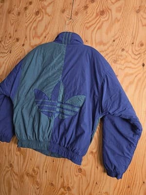 VTG Mens S Adidas Puff Zip Up Snow Jacket Collectors Edition RARE! Vintage! - Thumbnail 2