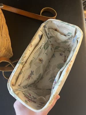 Longaberger 1999 Shoulder Purse Basket Adjustable Removable Leather Strap /Liner - Thumbnail 8