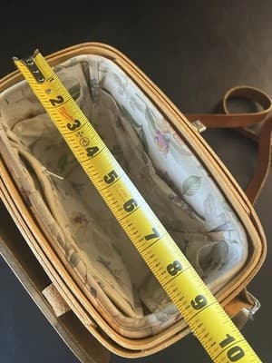 Longaberger 1999 Shoulder Purse Basket Adjustable Removable Leather Strap /Liner - Thumbnail 11