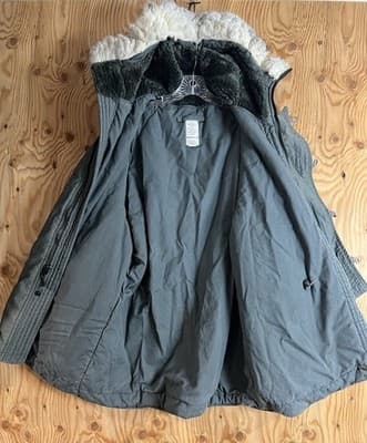 VTG Green US Army Extreme Cold Weather N-3B Hooded Parka Mens XL Jacket Coat - Thumbnail 2