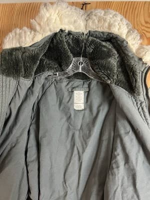 VTG Green US Army Extreme Cold Weather N-3B Hooded Parka Mens XL Jacket Coat - Thumbnail 3