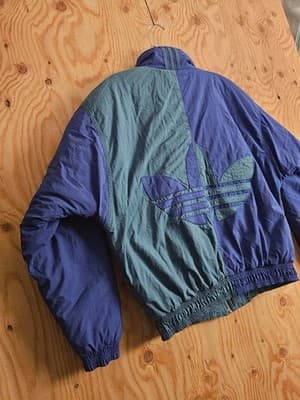 VTG Mens S Adidas Puff Zip Up Snow Jacket Collectors Edition RARE! Vintage! - Thumbnail 3