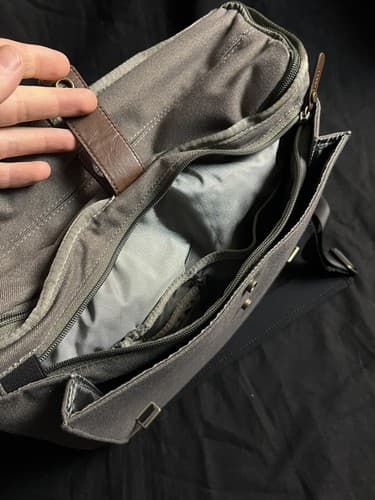 NWT Think Tank Photo Signature 13 Shoulder Bag Dusty Olive Camera Leather - Thumbnail 13