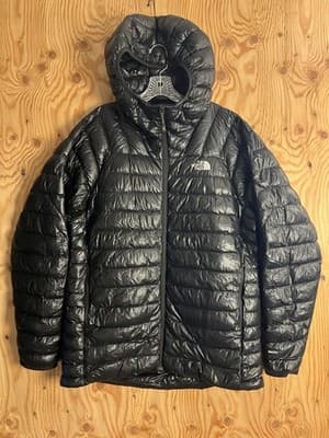The North Face Summit Series L3 Black 800 Down Hoodie Jacket Mens XL Full Zip - Image 1