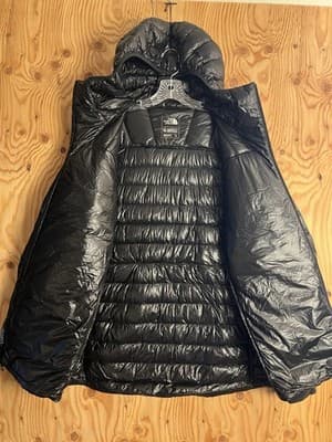 The North Face Summit Series L3 Black 800 Down Hoodie Jacket Mens XL Full Zip - Thumbnail 5