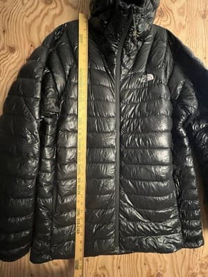 The North Face Summit Series L3 Black 800 Down Hoodie Jacket Mens XL Full Zip - Thumbnail 10