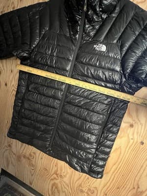 The North Face Summit Series L3 Black 800 Down Hoodie Jacket Mens XL Full Zip - Thumbnail 11