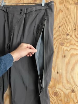 VTG Arcteryx Descent Hard Shell Goretex Ski Pants Mens XL Slate Snow Adjustable - Thumbnail 22