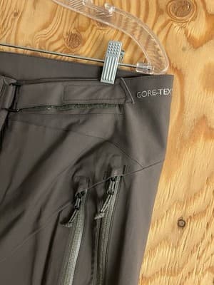 VTG Arcteryx Descent Hard Shell Goretex Ski Pants Mens XL Slate Snow Adjustable - Thumbnail 23
