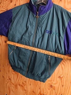VTG Mens S Adidas Puff Zip Up Snow Jacket Collectors Edition RARE! Vintage! - Thumbnail 9